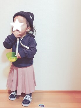 OTOMACHUさん（キッズ・80cm）の冬コーディネート