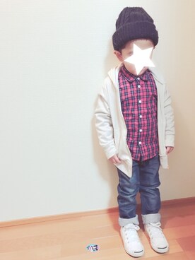 OTOMACHUさん（キッズ・100cm）の春コーディネート