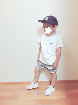 OTOMACHUさん（キッズ・100cm）の夏コーディネート
