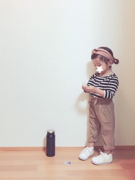 「おんなのこコーデ」｜「アイテム（ラッピングキット）」を使った、OTOMACHUさん（キッズ・80cm）の秋コーディネート