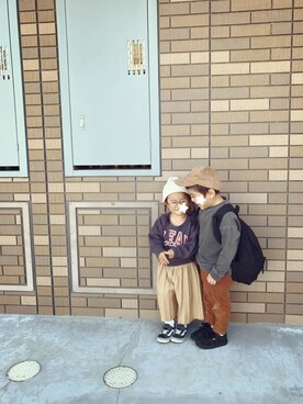 OTOMACHUさん（キッズ・100cm）の秋コーディネート