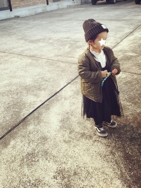 OTOMACHUさん（キッズ・90cm）の冬コーディネート