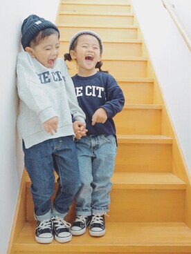 OTOMACHUさん（キッズ・90cm）の秋コーディネート