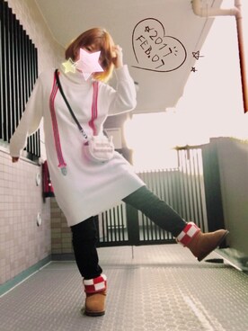 えるさん（レディース・156cm）の冬コーディネート