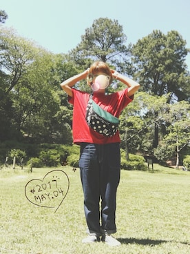 「松ぼっくり」｜えるさん（レディース・156cm）の春コーディネート