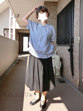 えるさん（レディース・156cm）の夏コーディネート