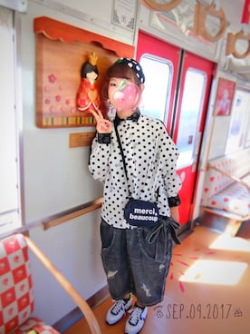 「オシャレウォーカー」｜「アイテム（その他）」を使った、えるさん（レディース・156cm）の秋コーディネート