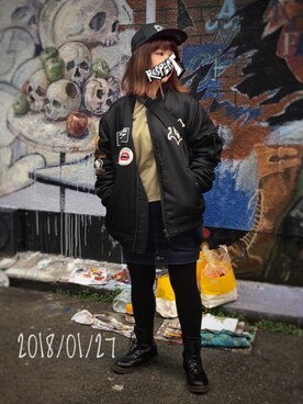 えるさん（レディース・156cm）の冬コーディネート
