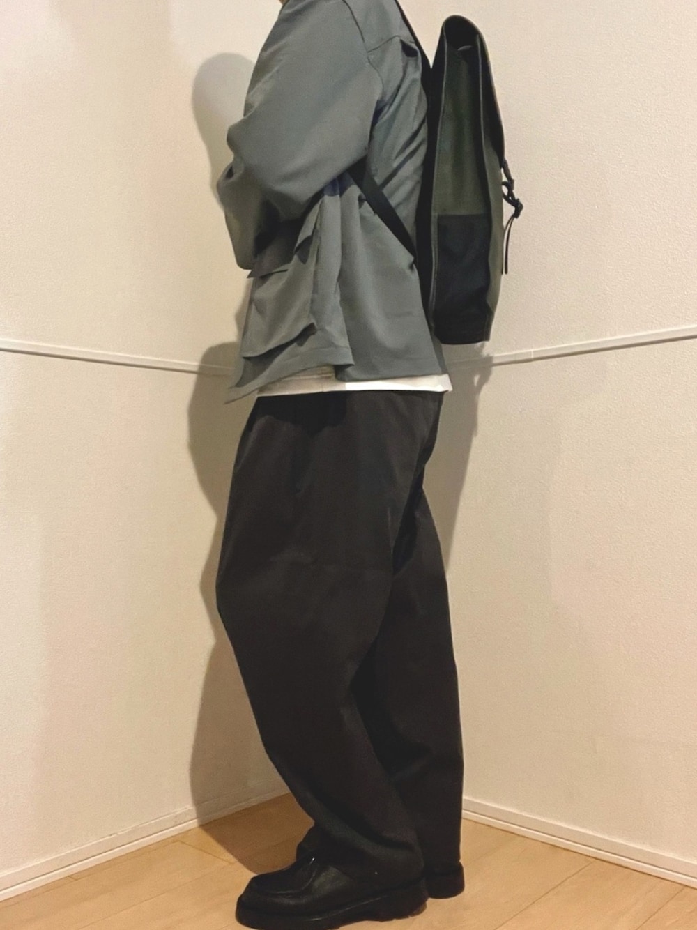 GU（ジーユー）の「オーバーサイズシャツブルゾン(長袖)Q