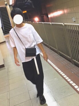 「Request（リクエスト）のアイテム（パンツ）」を使った、ひとし【プチ】さん（メンズ・168cm）の夏コーディネート