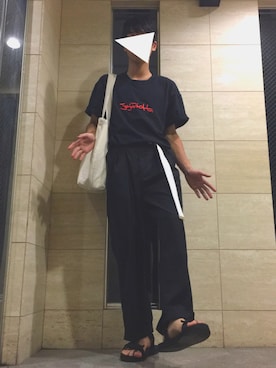 「BEN DAVIS（ベンデイビス）のアイテム（トートバッグ）」を使った、ひとし【プチ】さん（メンズ・168cm）の秋コーディネート