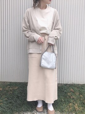 「レイヤードstyle」｜「アイテム（その他シューズ）」を使った、yumikoさん（レディース・157cm）の冬コーディネート