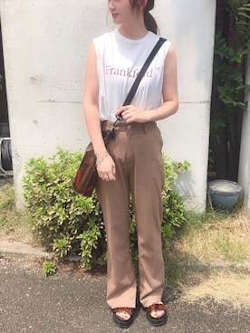 yumikoさん（レディース・157cm）の夏コーディネート