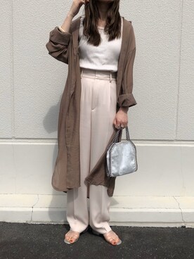 「OpenCLOSE（オープンクローズ）のアイテム（トップス）」を使った、yumikoさん（レディース・158cm）の春コーディネート