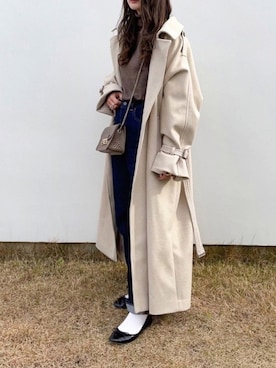 yumikoさん（レディース・158cm）の冬コーディネート