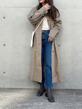 「fd style（エフディ スタイル）のアイテム」を使った、yumikoさん（レディース・158cm）の冬コーディネート