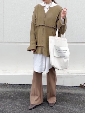 「fd style（エフディ スタイル）のアイテム」を使った、yumikoさん（レディース・158cm）の冬コーディネート