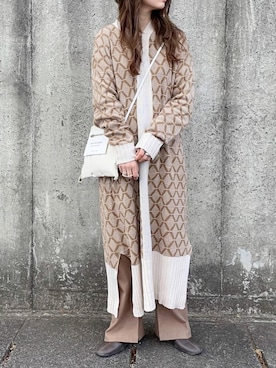 「fd style（エフディ スタイル）のアイテム」を使った、yumikoさん（レディース・158cm）の冬コーディネート