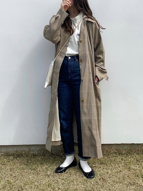 ruuuuu ⭐︎Twill Soutiencollar Coat TODAYFUL（トゥデイフル）の「ステンカラーツイルコート