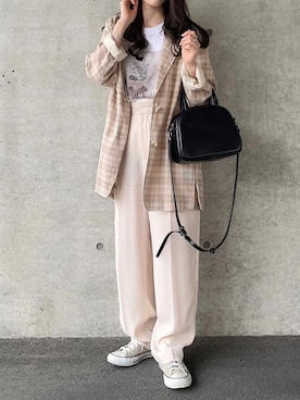 yumikoさん（レディース・158cm）の春コーディネート