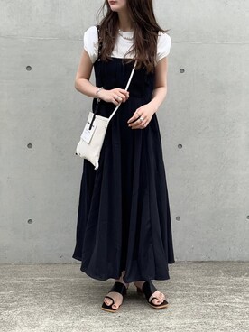 「Ayla（アイラ）のアイテム」を使った、yumikoさん（レディース・158cm）の夏コーディネート