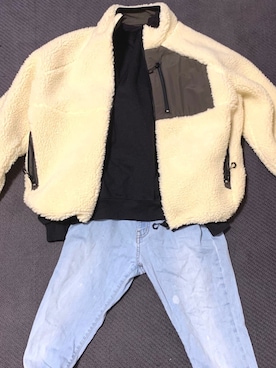 「BEAMS LIGHTS（ビームスライツ）のアイテム（ブルゾン）」を使った、 KAI KAIさん（メンズ・175cm）の冬コーディネート