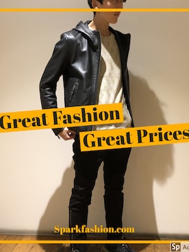 「TETE HOMME（テットオム）のアイテム（トップス）」を使った、おまつさん（メンズ・163cm）の秋コーディネート