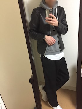 しぇきさん(メンズ・173cm)の冬コーディネート