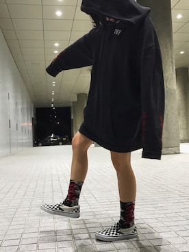 「vetements」｜「アイテム（スリッポン）」を使った、aoiさん（レディース・155cm）の秋コーディネート