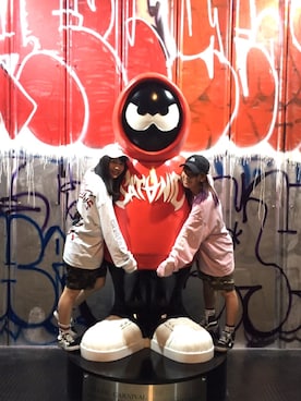 「Deviluse（Deviluse）のアイテム（パンツ）」を使った、うめつさん（レディース・159cm）の秋コーディネート