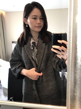 「Monica Vinader（モニカ ヴィナダー）のアイテム」を使った、Wuhsintaiさん（レディース・171cm）の冬コーディネート