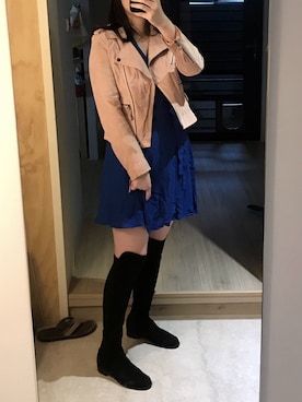 「DIANE von FURSTENBERG（ダイアンフォンファステンバーグ）のアイテム」を使った、Wuhsintaiさん（レディース・171cm）の冬コーディネート