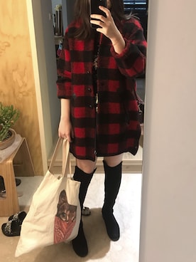 「MARANT ETOILE（マランエトワール）のアイテム（ジャケット/アウター）」を使った、Wuhsintaiさん（レディース・171cm）の冬コーディネート