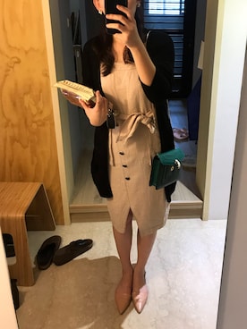 「lady」｜「アイテム（ワンピース/ドレス）」を使った、Wuhsintaiさん（レディース・171cm）の夏コーディネート