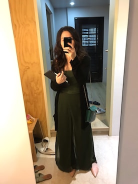 「working style」｜「アイテム（オールインワン・サロペット）」を使った、Wuhsintaiさん（レディース・171cm）の夏コーディネート