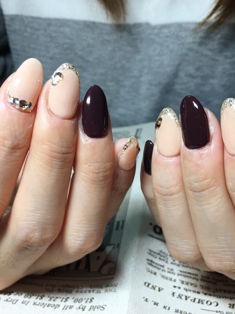 「ネイル」｜「NAILSのアイテム（その他、ピンク系）」を使った、ミーさん（レディース・159cm）の秋コーディネートの1枚目の写真