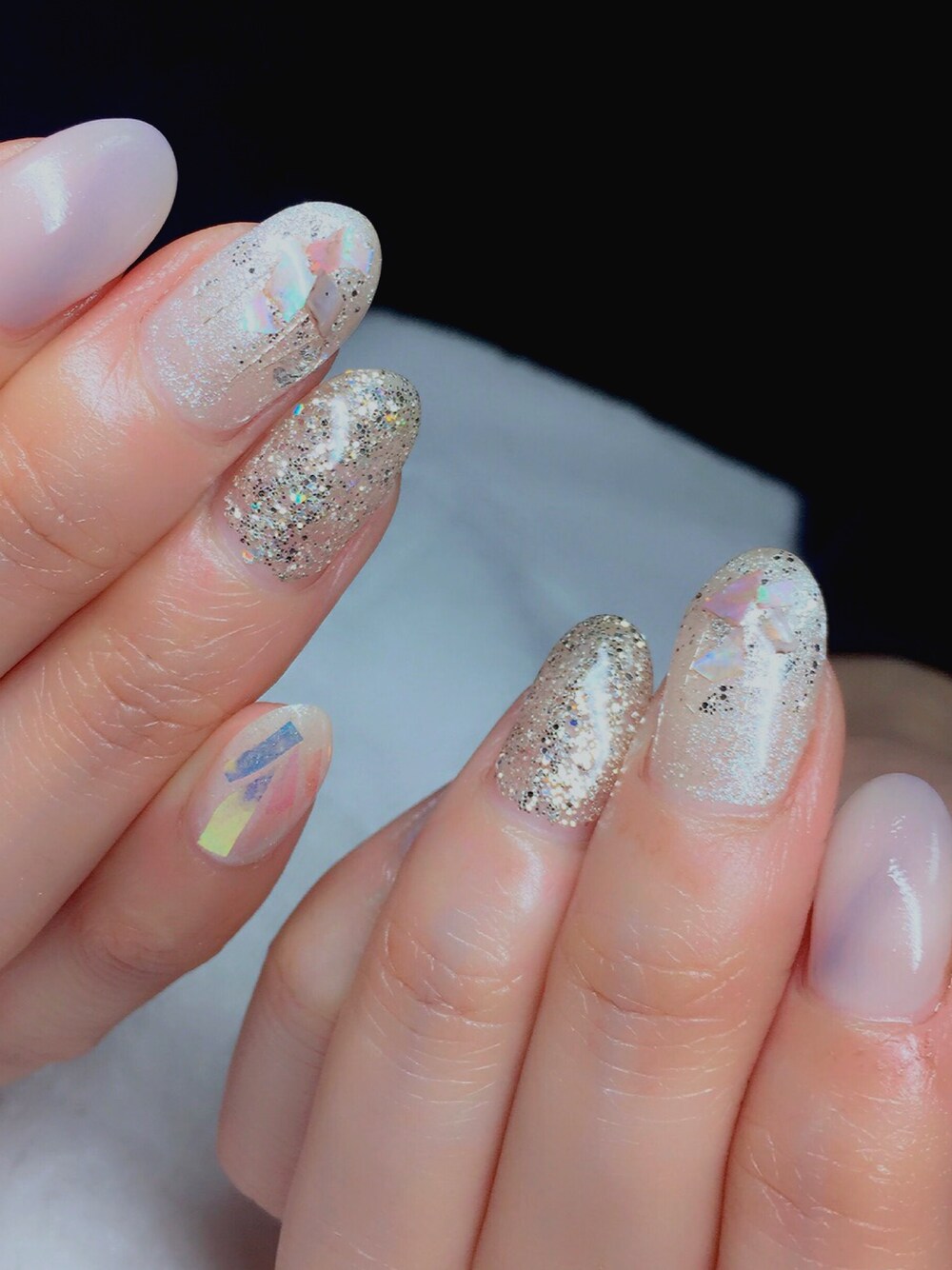 「ネイル、冬」｜「NAILSのアイテム（その他、ホワイト系）」を使った、ミーさん（レディース・159cm）の冬コーディネートの1枚目の写真