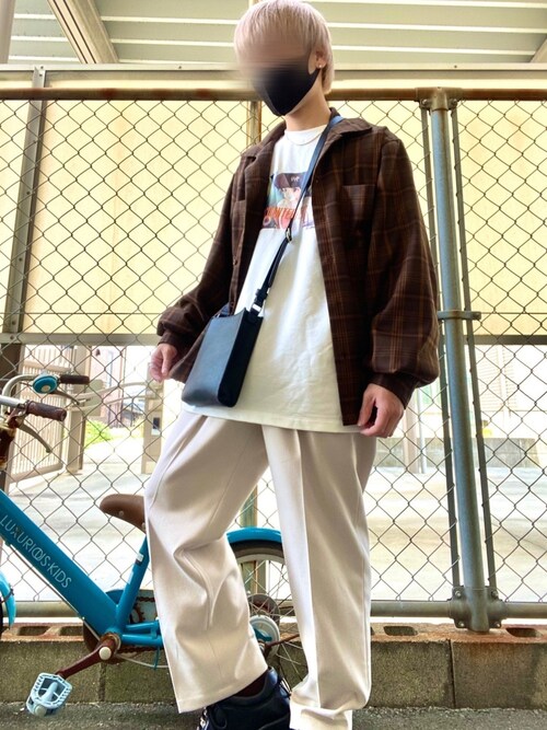 じろー 低身長男子 Adrerのイヤリング 両耳用 を使ったコーディネート Wear