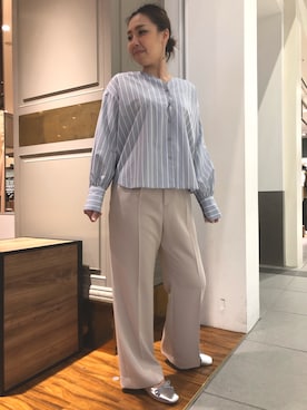 「NANO universe（ナノユニバース）のアイテム（バレエシューズ）」を使った、nano・universe ららぽーと海老名 Womensさん（レディース・160cm）の冬コーディネート