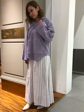 「LEINER（レイナー）のアイテム」を使った、nano・universe ららぽーと海老名 Womensさん（レディース・160cm）の冬コーディネート