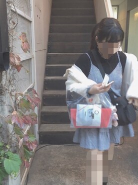 「アイテム（ブルゾン）」を使った、恋ノ架さん（レディース・149cm・10代）の秋コーディネート