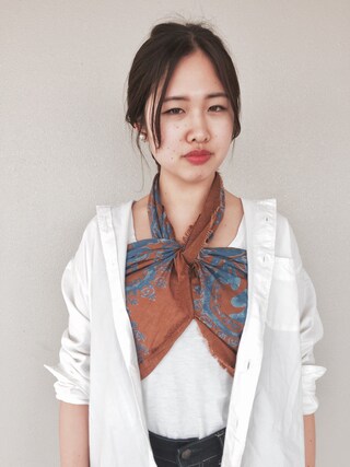 45R（フォーティファイブアール）の「カディシルクバンダナFUROSHIKII