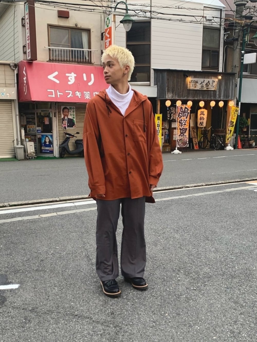 ローファーを使った「菅田将暉」のメンズ人気ファッション 