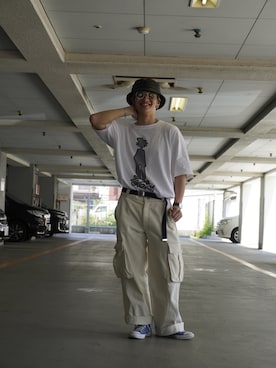 「菅田将暉」｜本村可伊さん（メンズ・170cm）の夏コーディネート