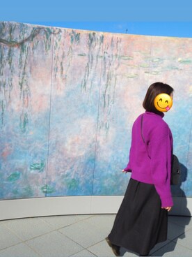 「STUDIOUS（ステュディオス）のアイテム（ジャンパースカート）」を使った、Nico__raさん（レディース・162cm）の冬コーディネート