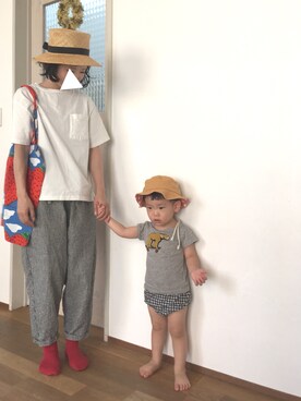 「BNT（ビーエヌティー　　）のアイテム」を使った、さにさん（レディース・150cm）の夏コーディネート