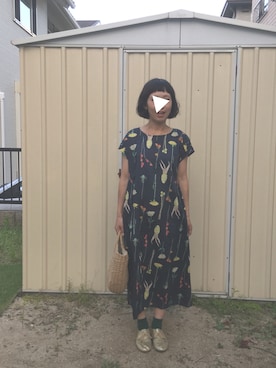 「PEEP ZOOMのアイテム」を使った、さにさん（レディース・150cm）の夏コーディネート