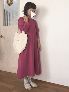 PAR ICIのワンピース（ピンク系）を使った人気ファッション 