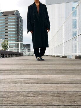 「ESSAY（エッセイ）のアイテム（ジャケット/アウター）」を使った、ryujiさん（メンズ・174cm）の冬コーディネート