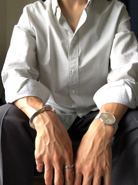 「PRADA（プラダ）のアイテム（スラックス）」を使った、ryujiさん（メンズ・175cm）の夏コーディネート